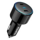 شارژر فندکی انکر A2725H11 PowerDrive+ III Duo توان ۴۸ وات