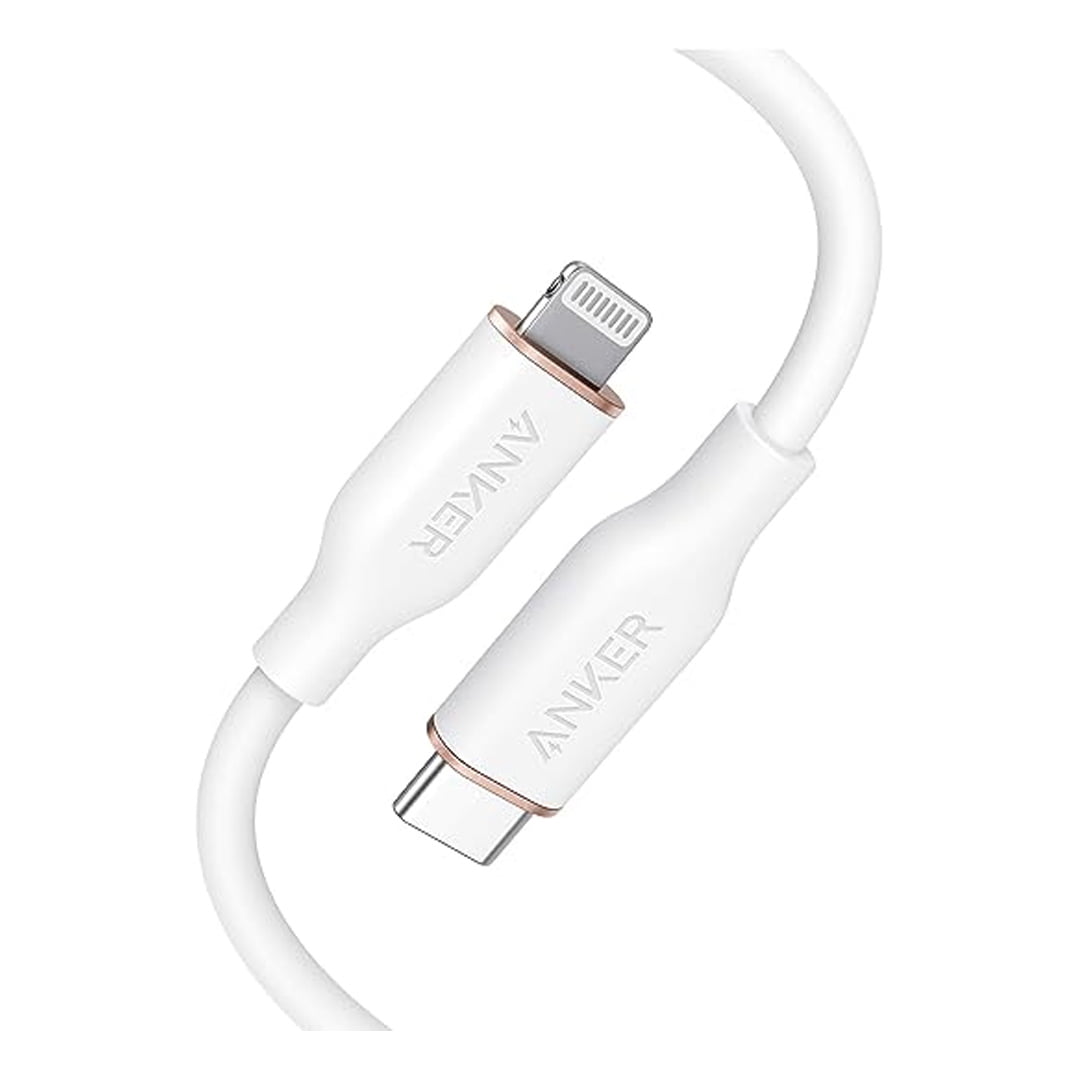 کابل لایتنینگ به USB Type-C انکر A8662 طول طول ۰٫۹ متر رنگ سفید