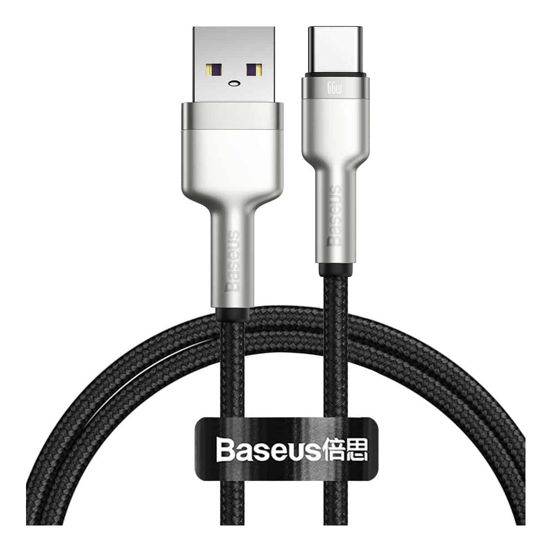 کابل USB Type-C به USB Type-A بیسوس CAKF000201 طول ۲ متر رنگ مشکی