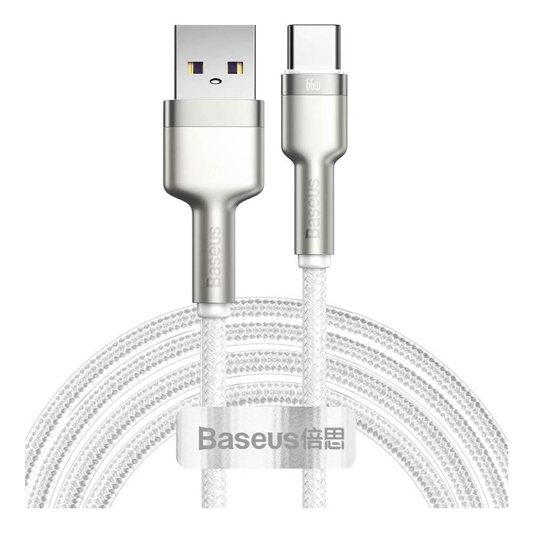کابل USB Type-A به USB Type-C بیسوس CAKF000202 طول ۲ متر رنگ سفید