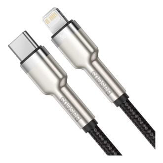 کابل لایتنینگ به USB Type-C بیسوس CATLJK-01 طول ۰٫۲۵ متر