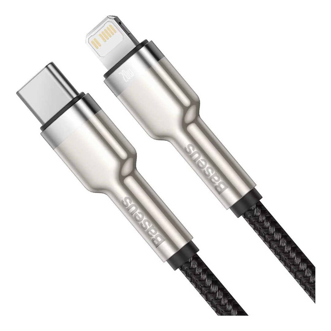 کابل لایتنینگ به USB Type-C بیسوس CATLJK-01 طول ۰٫۲۵ متر