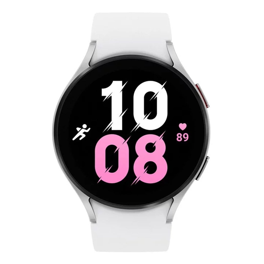 ساعت هوشمند سامسونگ Galaxy Watch5 SM-R910 مدل ۴۴ میلی متری رنگ صورتی از نمای رو به رو