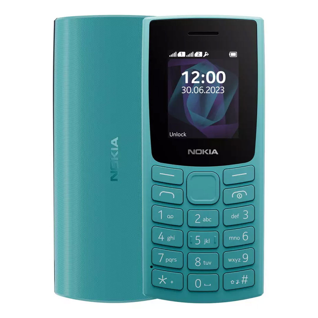 گوشی نوکیا 106 FA مدل 2023 دو سیم‌ کارت رنگ آبی