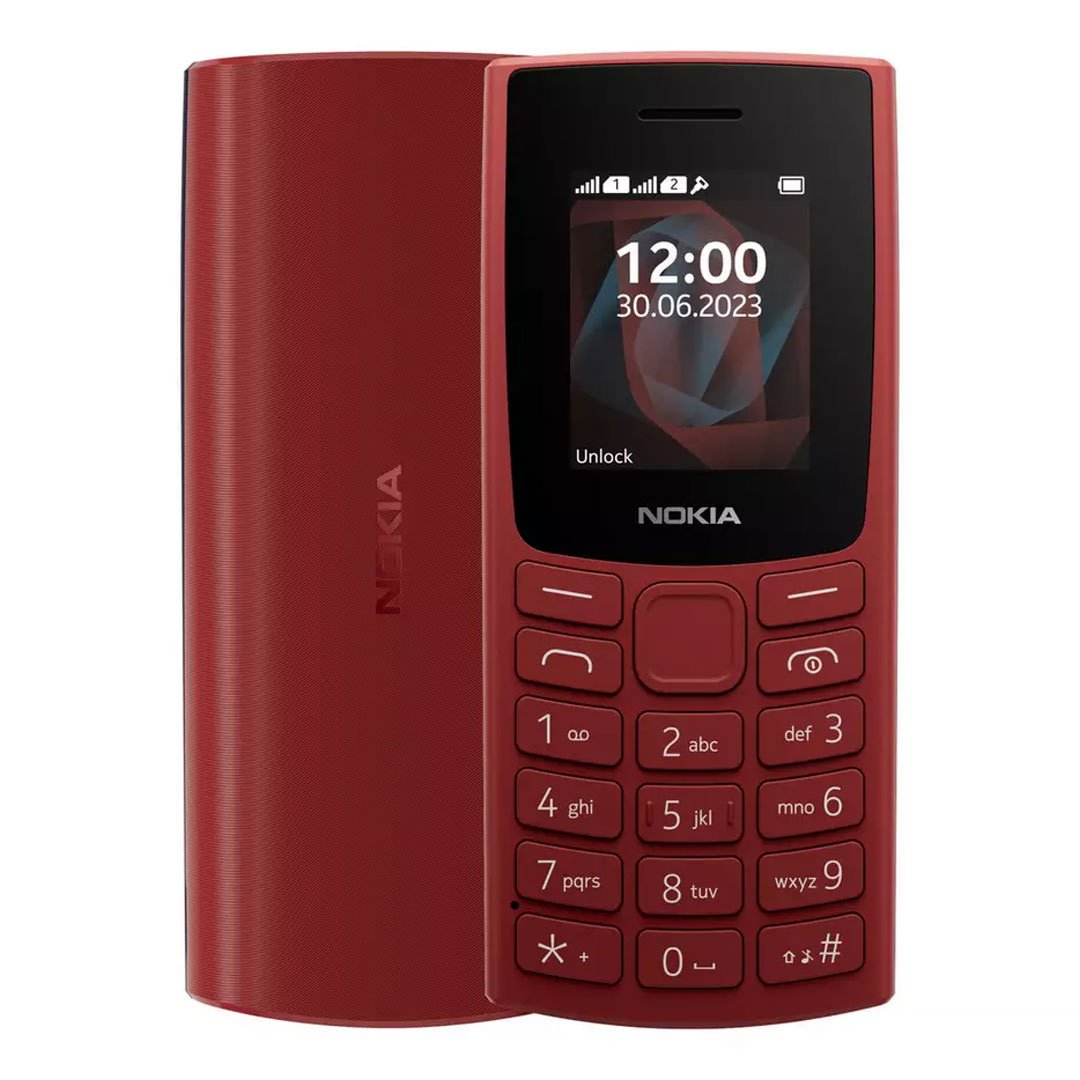 گوشی نوکیا 106 FA مدل 2023 دو سیم‌ کارت رنگ قرمز