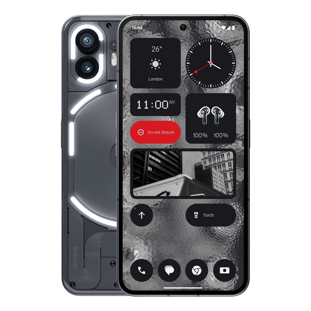 گوشی ناتینگ Phone 2 دو سیم کارت ظرفیت ۲۵۶ گیگابایت و رم ۱۲ گیگابایت رنگ مشکی