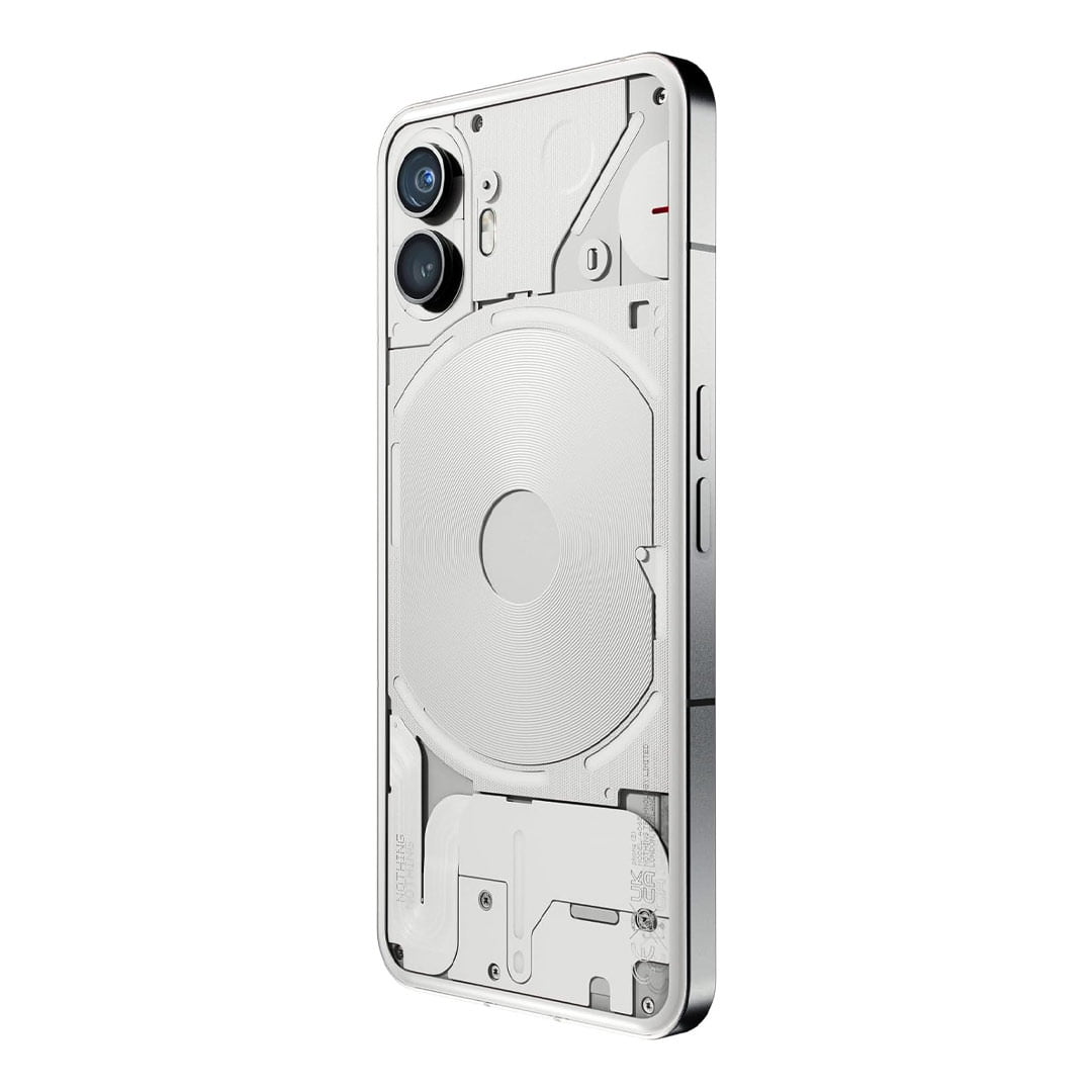 پنل پشتی گوشی ناتینگ Phone 2 دو سیم کارت ظرفیت ۲۵۶ گیگابایت و رم ۱۲ گیگابایت رنگ سفید