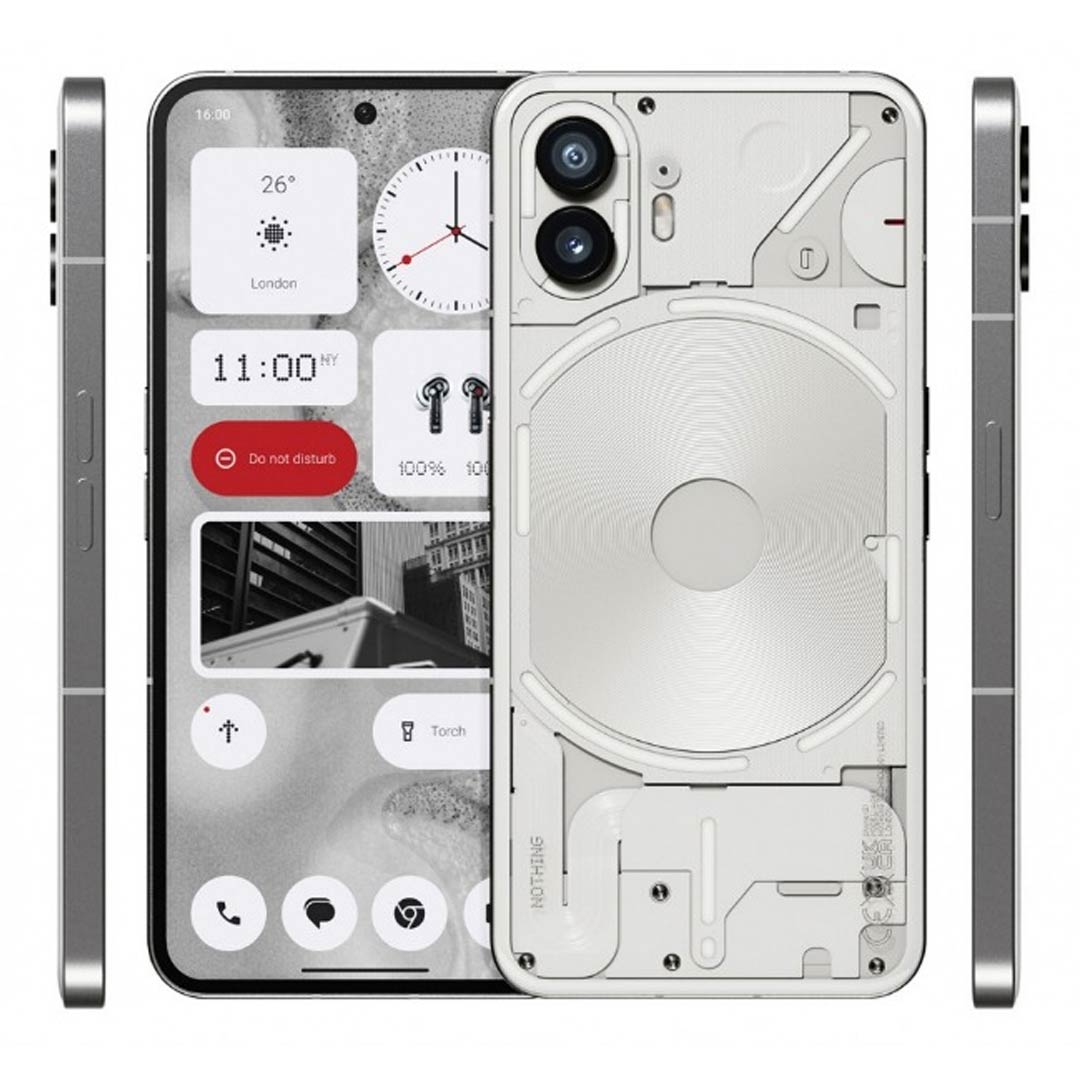 گوشی ناتینگ Phone 2 دو سیم کارت ظرفیت ۲۵۶ گیگابایت و رم ۱۲ گیگابایت تمامی زوایه‌ها