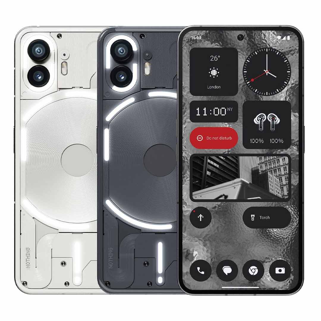 گوشی ناتینگ Phone 2 دو سیم کارت ظرفیت ۲۵۶ گیگابایت و رم ۱۲ گیگابایت