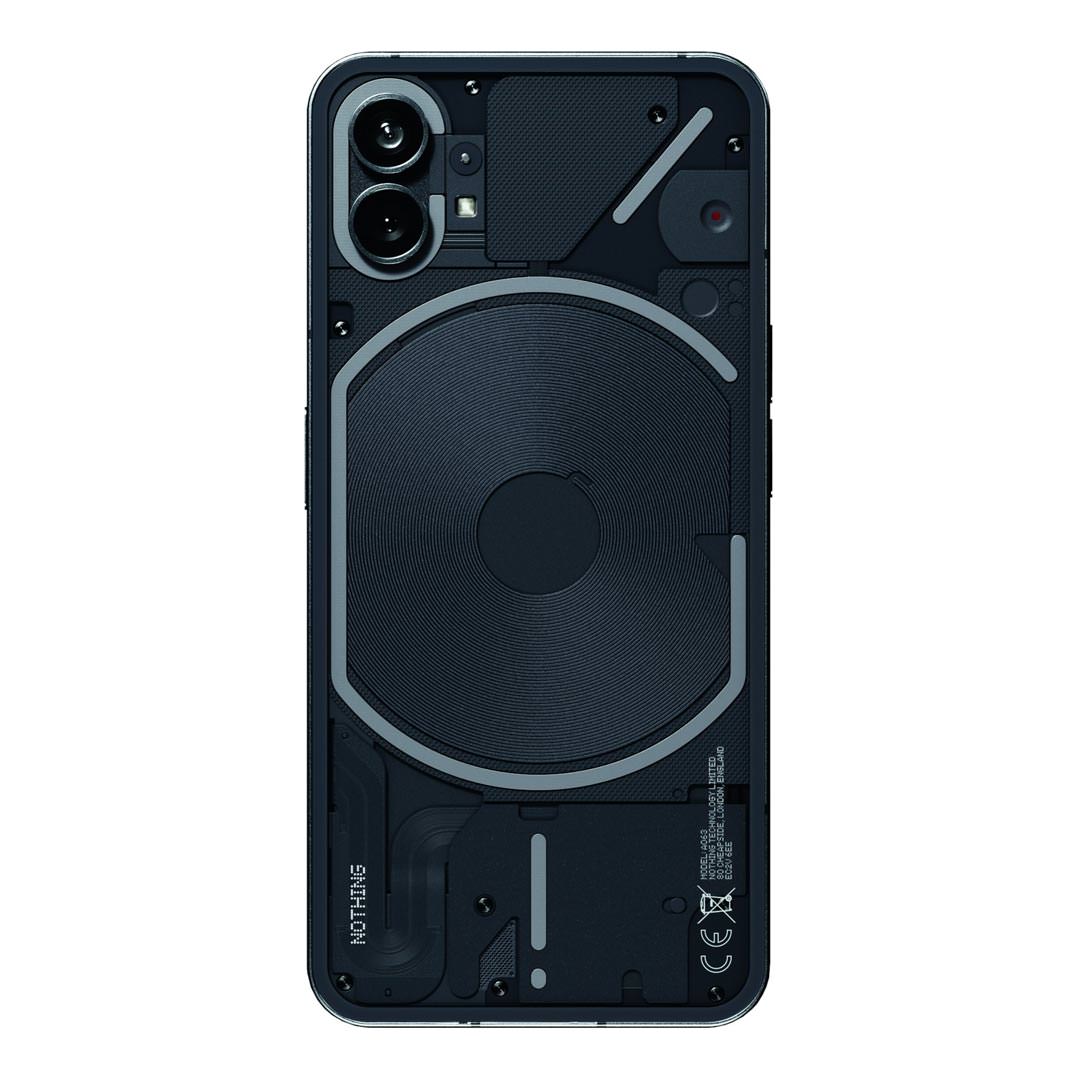 پنل پشتی رنگ مشکی گوشی ناتینگ Phone 1 دو سیم کارت ظرفیت ۱۲۸ گیگابایت و رم ۸ گیگابایت