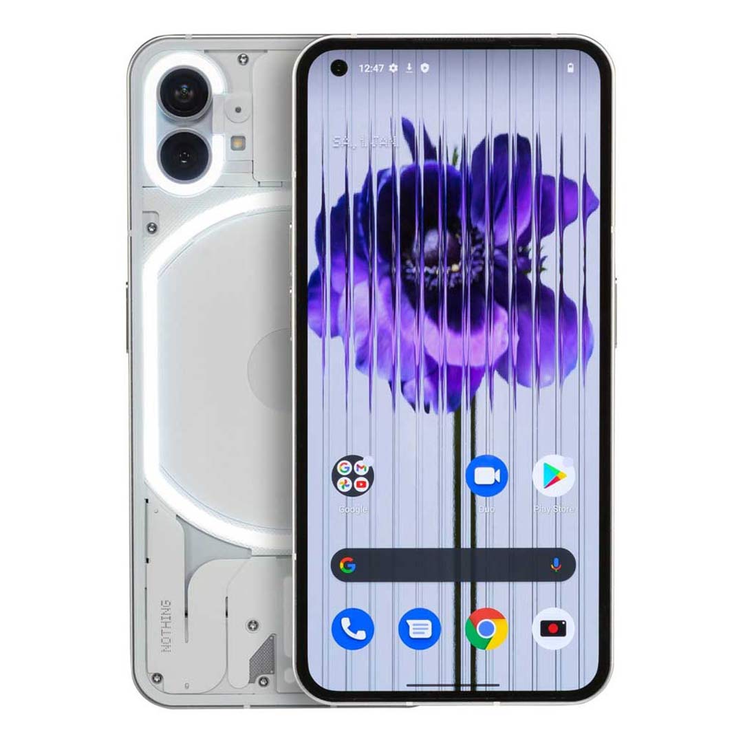 گوشی ناتینگ Phone 1 دو سیم کارت ظرفیت ۱۲۸ گیگابایت و رم ۸ گیگابایت رنگ سفید