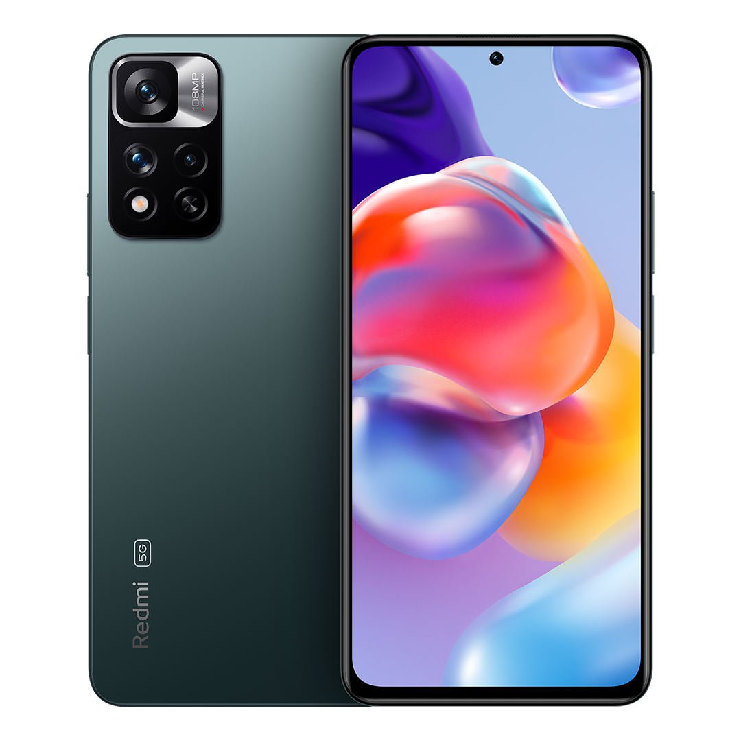 گوشی شیائومی Redmi Note 11 Pro+ 5G دو سیم کارت ظرفیت ۲۵۶ گیگابایت و رم ۸ گیگابایت رنگ سبز