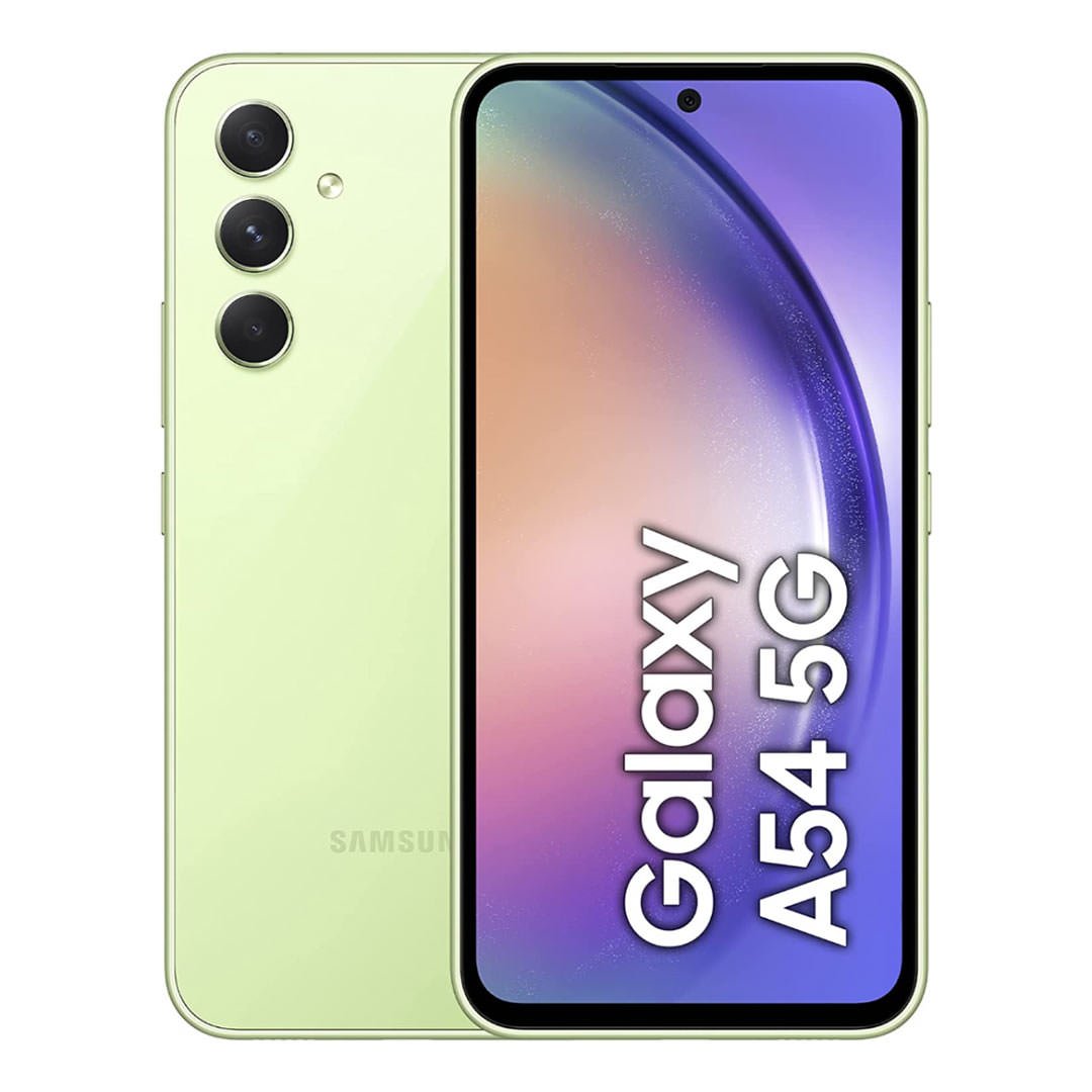 گوشی سامسونگ Galaxy A54 5G دو سیم کارت ظرفیت ۲۵۶ گیگابایت و رم ۸ گیگابایت سبز لیمویی