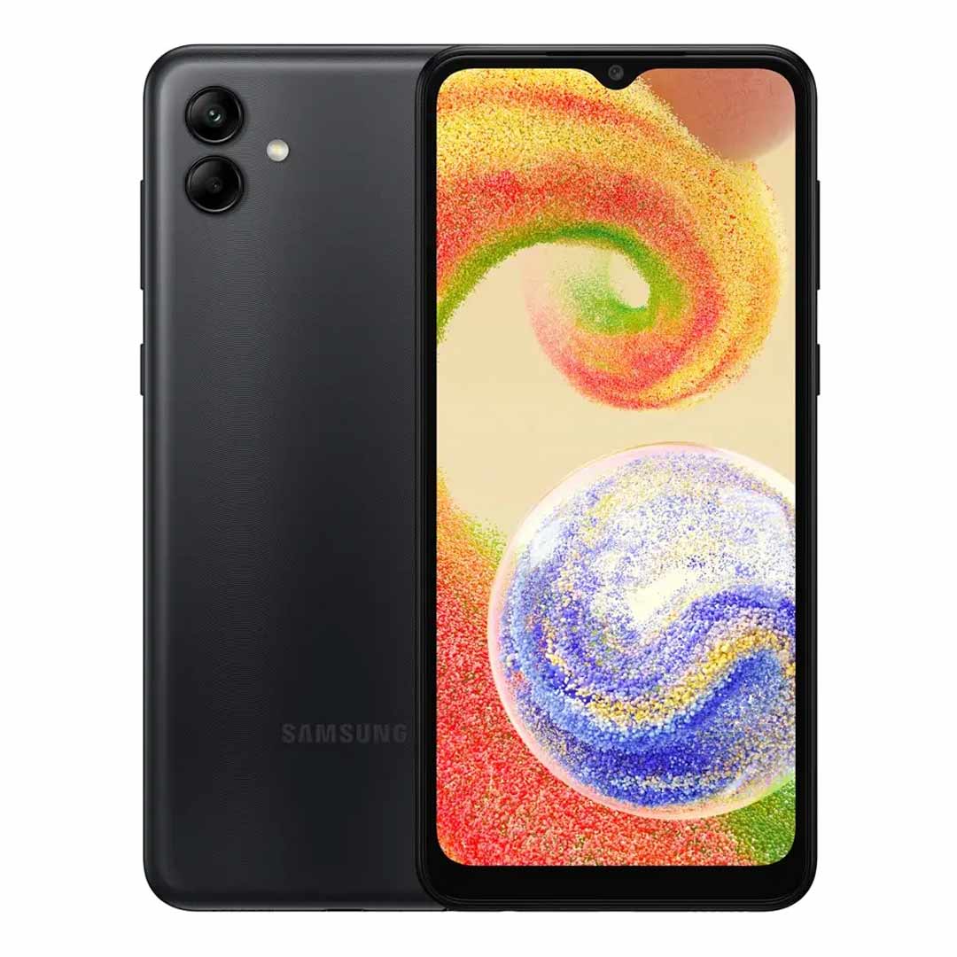 گوشی سامسونگ Galaxy A04 دو سیم کارت ظرفیت ۶۴ گیگابایت و رم ۴ گیگابایت رنگ مشکی