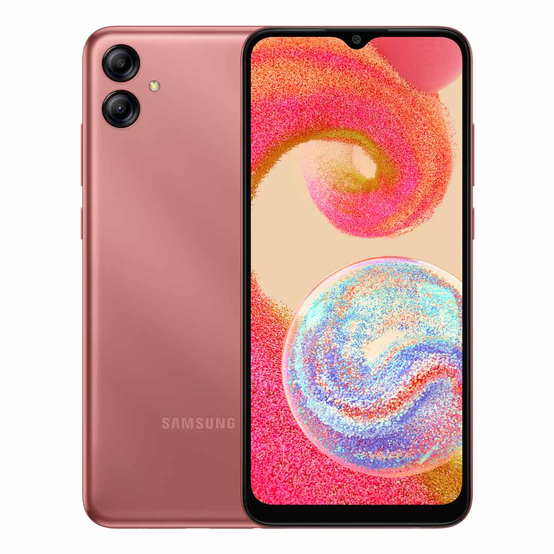 گوشی سامسونگ Galaxy A04e دو سیم کارت ظرفیت ۶۴ گیگابایت و رم ۳ گیگابایت رنگ مسی