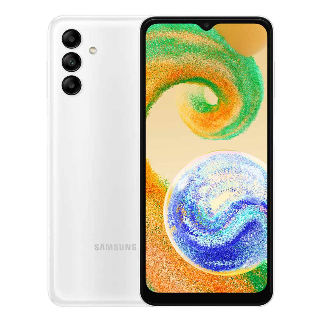 گوشی سامسونگ Galaxy A04s دو سیم کارت ظرفیت ۶۴ گیگابایت و رم ۴ گیگابایت رنگ سفید