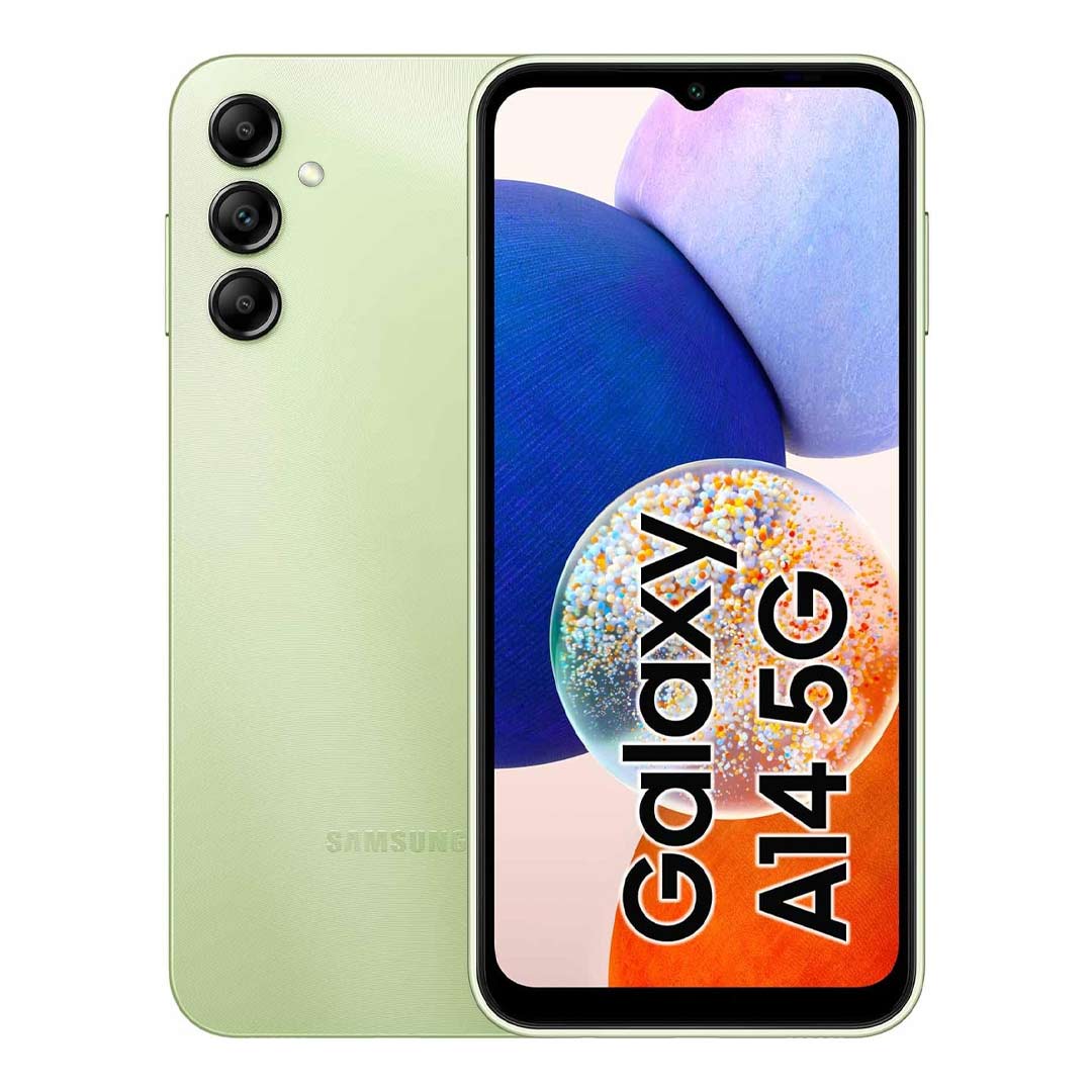 گوشی سامسونگ Galaxy A14 5G دو سیم کارت ظرفیت ۱۲۸ گیگابایت و رم ۴ گیگابایت رنگ سبز