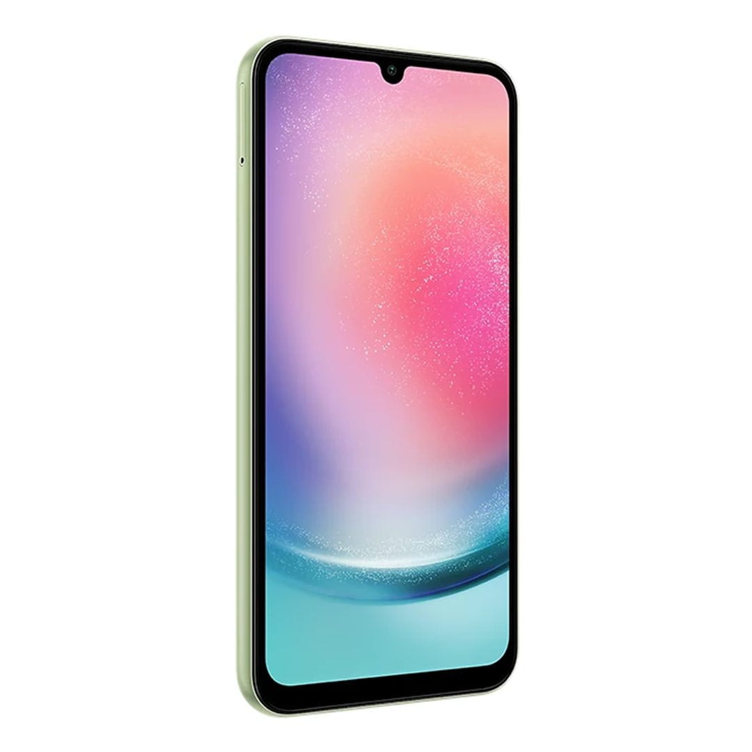 گوشی سامسونگ Galaxy A24 4G دو سیم کارت ظرفیت ۱۲۸ گیگابایت و رم ۶ گیگابایت از نمای چپ