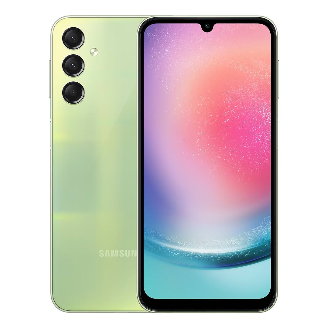 گوشی سامسونگ Galaxy A24 4G دو سیم کارت ظرفیت ۱۲۸ گیگابایت و رم ۶ گیگابایت رنگ سبز