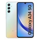 گوشی سامسونگ Galaxy A34 5G دو سیم کارت ظرفیت ۱۲۸ گیگابایت و رم ۸ گیگابایت رنگ نقره ای