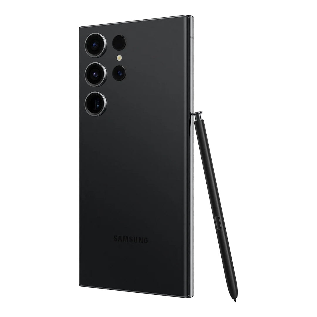 گوشی سامسونگ Galaxy S23 Ultra 5G دو سیم کارت ظرفیت ۲۵۶ گیگابایت و رم ۱۲ گیگابایت رنگ مشکی نمای سمت راست