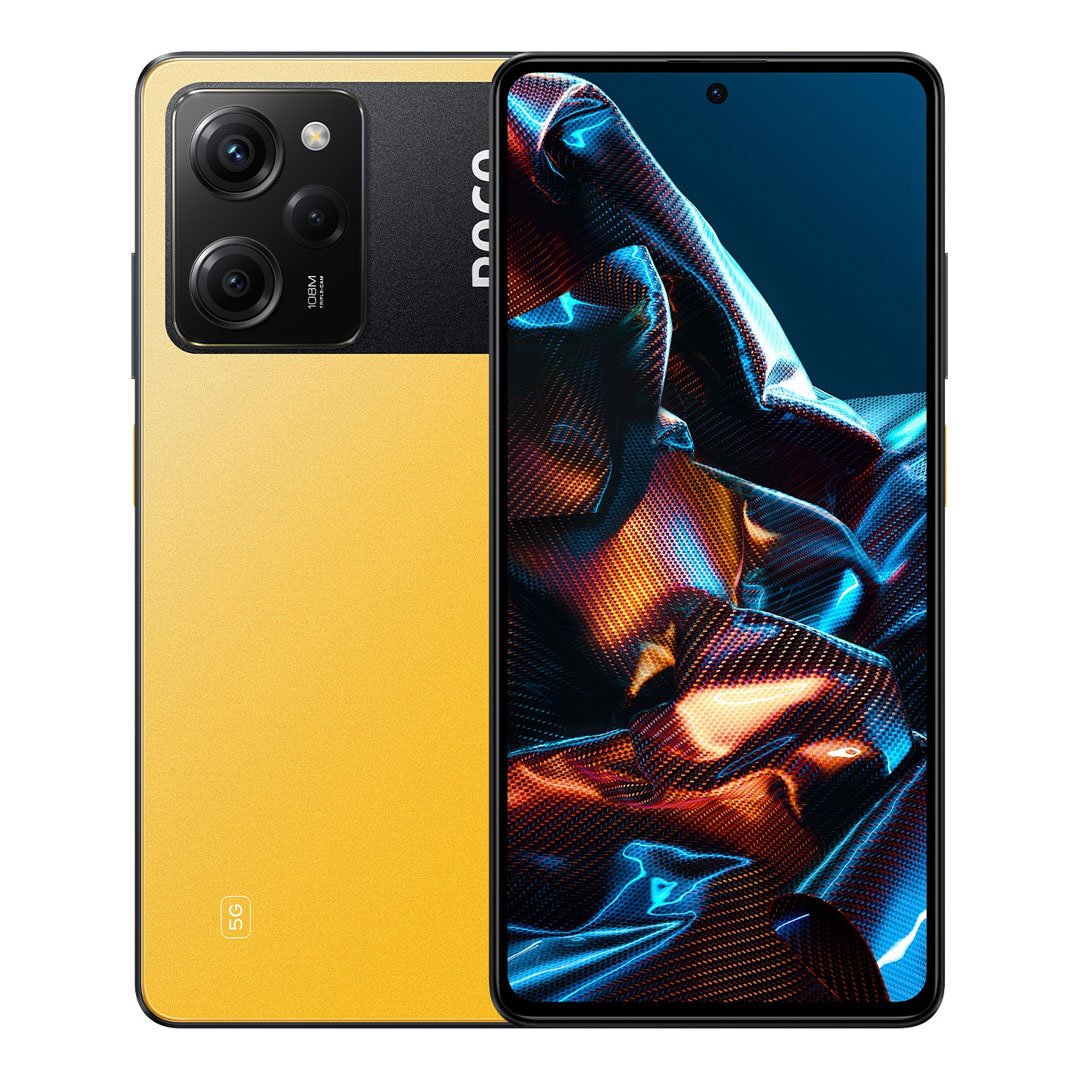گوشی شیائومی Poco X5 Pro 5G دو سیم کارت ظرفیت ۲۵۶ گیگابایت و رم ۸ گیگابایت رنگ زرد