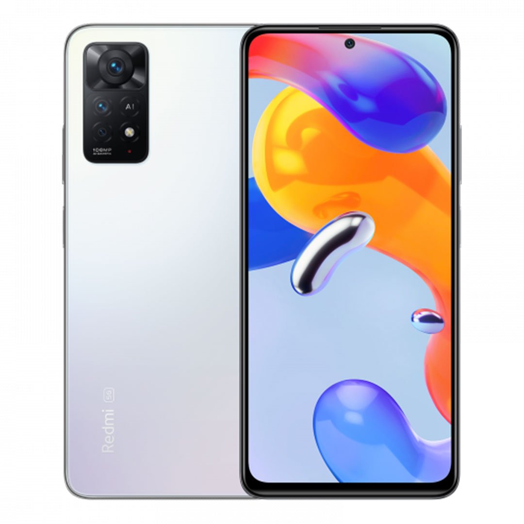 گوشی شیائومی Redmi Note 11 Pro 5G دو سیم کارت ظرفیت ۱۲۸ گیگابایت و رم ۶ گیگابایت رنگ سفید