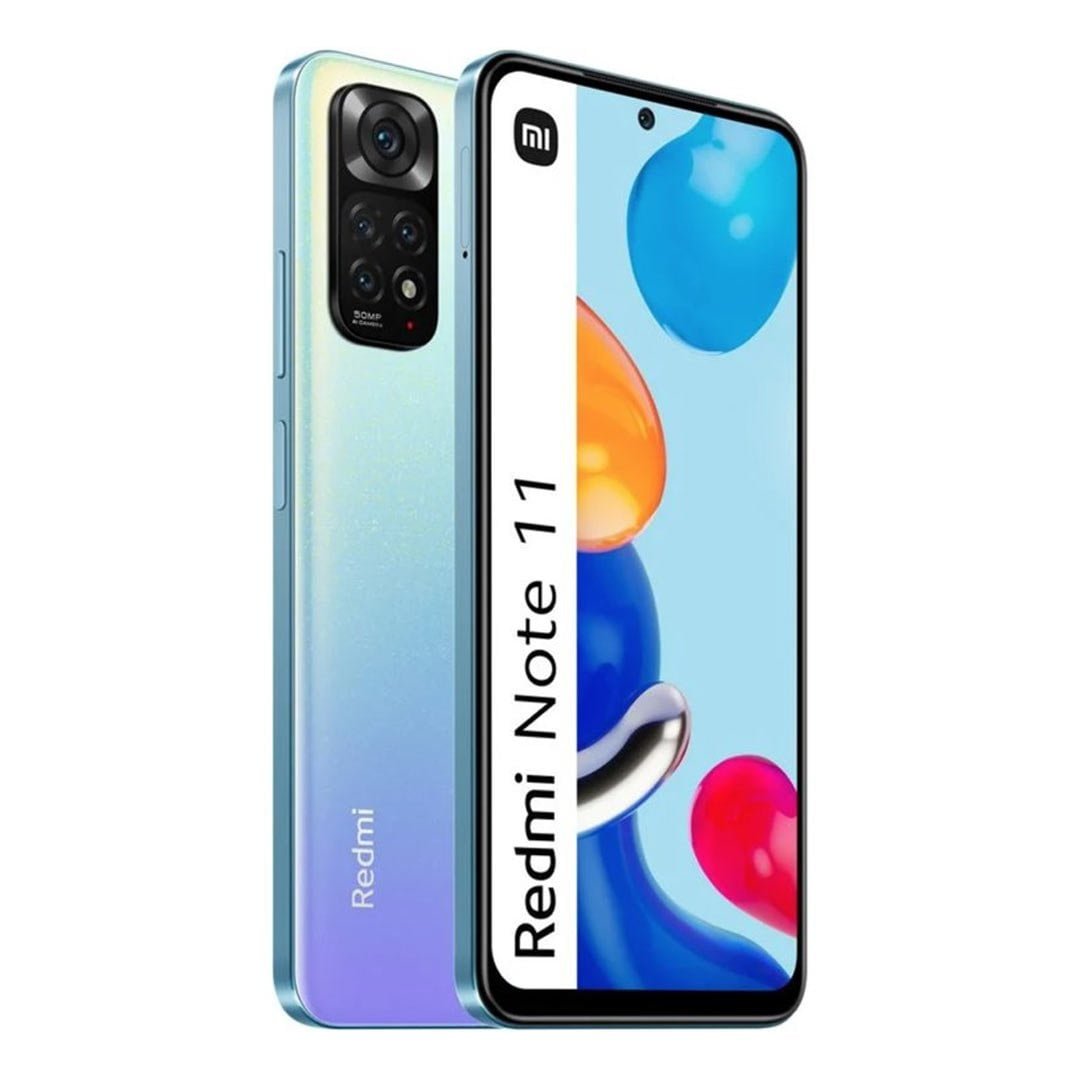 درج گوشی شیائومی Redmi Note 11 Pro دو سیم کارت ظرفیت ۱۲۸ گیگابایت و رم ۸ گیگابایت رنگ آبی روشن از نمای کنار
