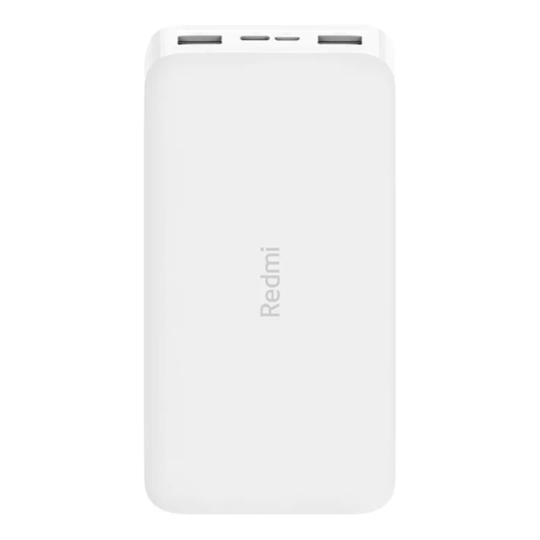 پاور بانک شیائومی Redmi ظرفیت 20000 میلی آمپر ساعت سفید ۱