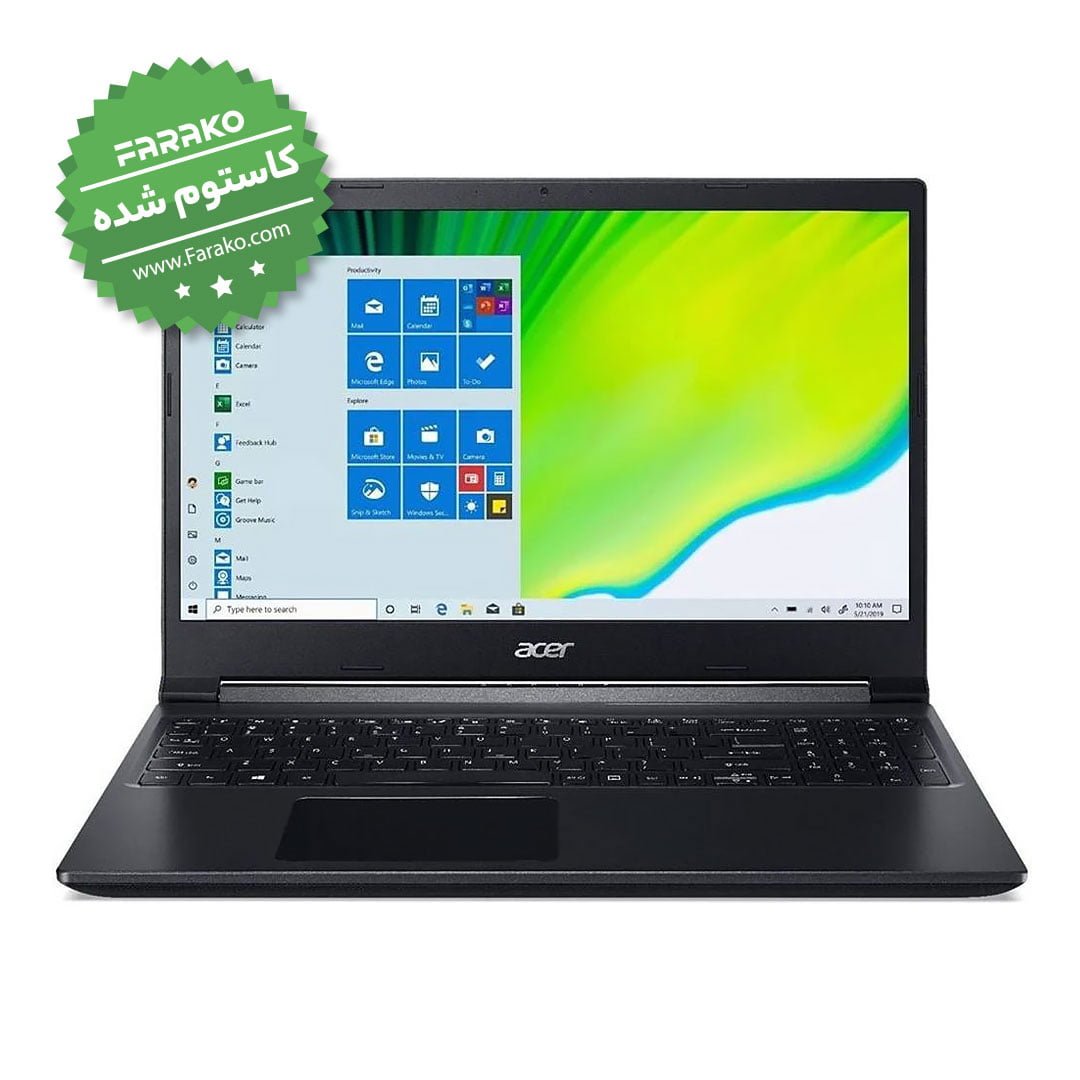 لپ تاپ ایسر Aspire 7 نسل ۱۲ کاستوم شده - تصویر اول