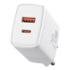 شارژر دیواری 20 وات بیسوس Compact Quick Charger CCXJ-B01 رنگ سفید