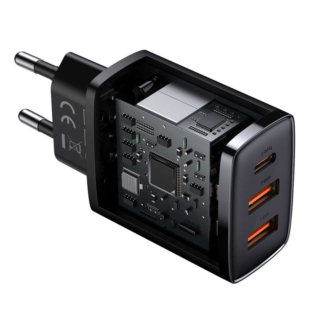 شارژر دیواری 30 وات بیسوس Compact Quick Charger CCXJ-E01 تصویر اول