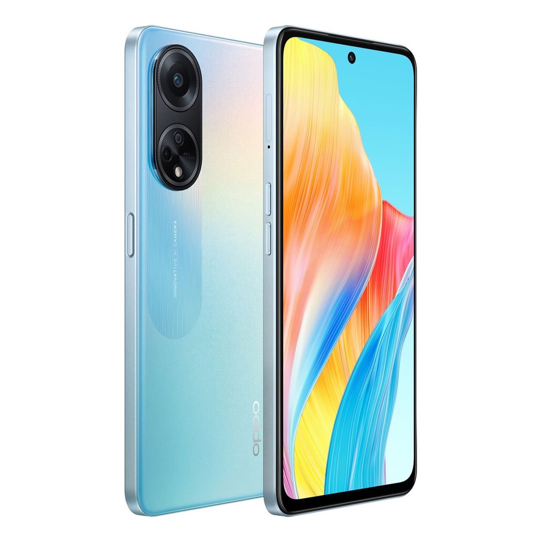 گوشی اوپو A98 دو سیم کارت ظرفیت ۲۵۶ گیگابایت و رم ۸ گیگابایت رنگ آبی