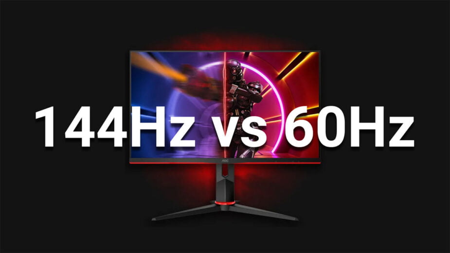 فرق مانیتور 60 هرتز و 144 هرتز