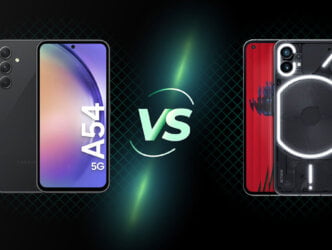جدال بهترین میان‌رده‌های بازار: مقایسه گلکسی A54 با ناتینگ فون 1