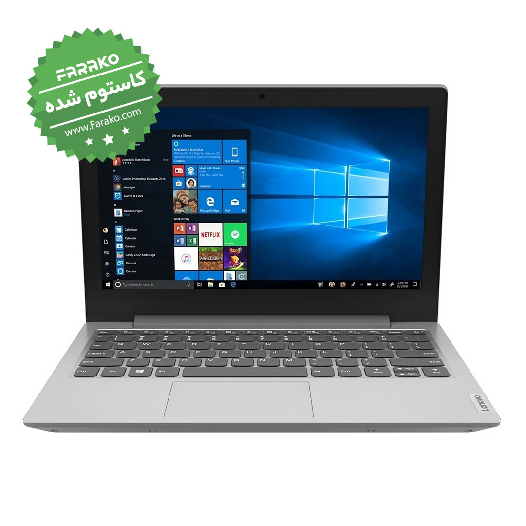 لپ تاپ لنوو Ideapad 1 نمایشگر ۱۱٫۶ اینچی کاستوم شده - عکس اصلی