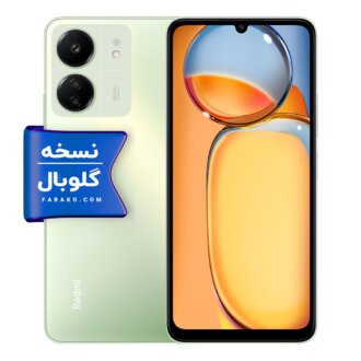 گوشی شیائومی Redmi 13C دو سیم کارت ظرفیت ۱۲۸ گیگابایت و رم ۶ گیگابایت نسخه گلوبال