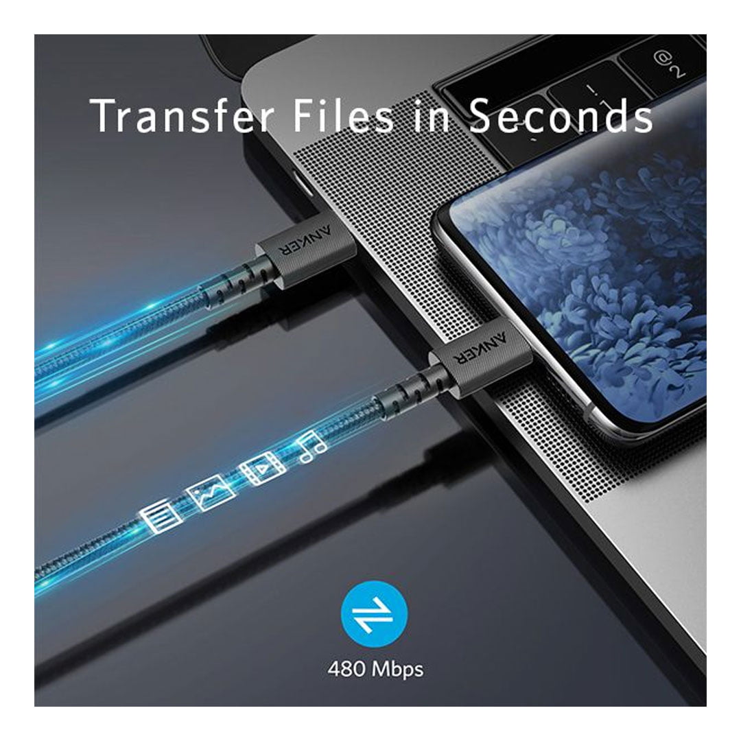 کابل USB Type-C به USB Type-C انکر A8033 Powerline Select تصویر دوم