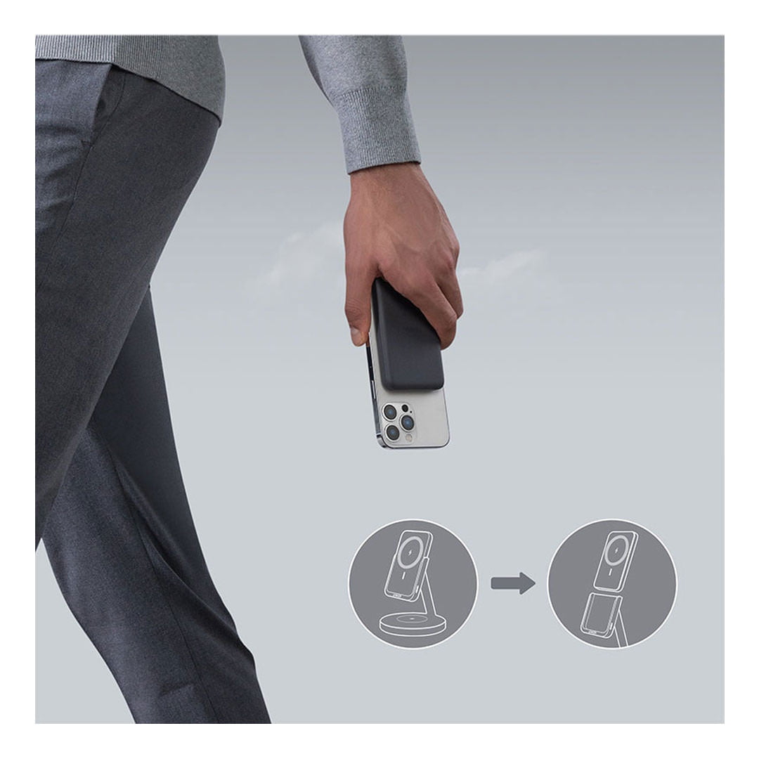 پایه نگهدارنده و شارژر بی سیم انکر B25A7211 مخصوص گوشی موبایل تصویر دوم