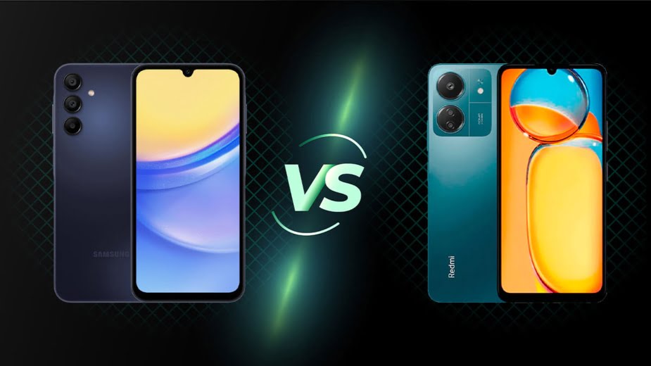 مقایسه گلکسی A15 4G با ردمی 13C شیائومی