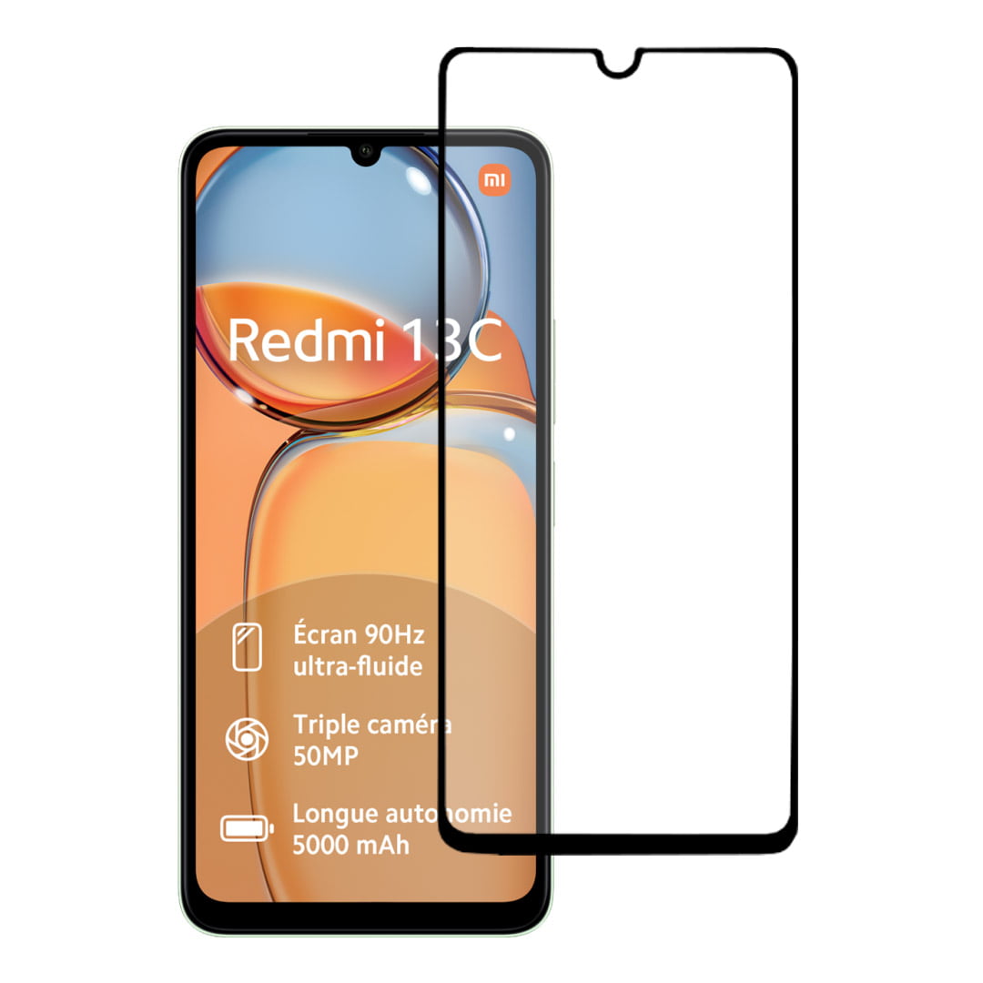 گلس تمام صفحه گوشی شیائومی Redmi 13C