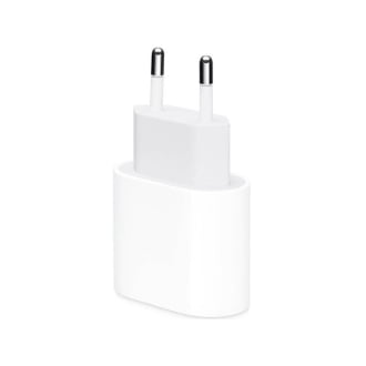شارژر دیواری 20 وات اپل MHJE3ZM/A مدل دو پین به همراه کابل USB Type-C به USB Type-C