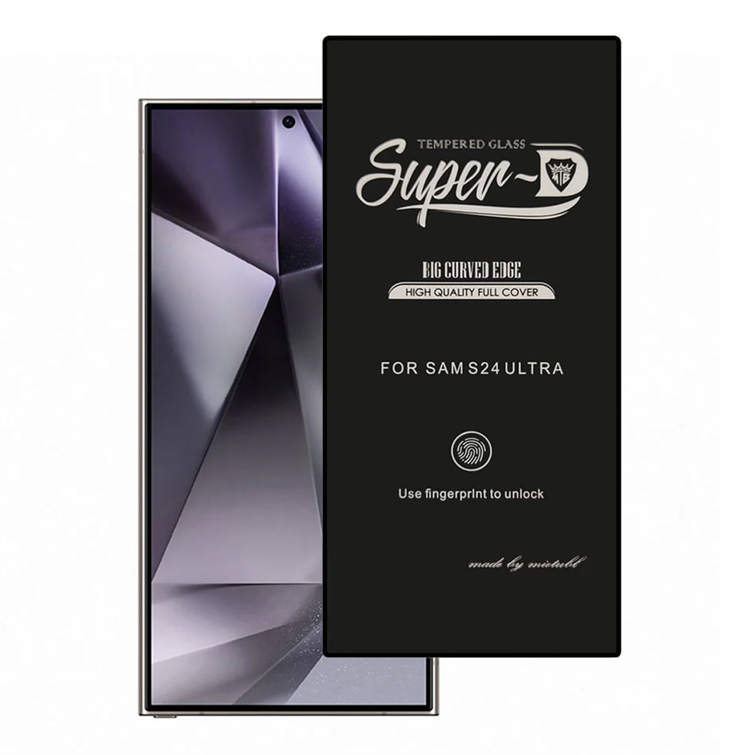 گلس گوشی سامسونگ Galaxy S24 Ultra مدل Super D