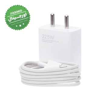 شارژر دیواری 22.5 وات شیائومی MDY-11-ER مدل دو پین به همراه کابل USB Type-A به USB Type-C