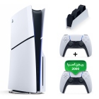 کنسول بازی سونی PlayStation 5 Slim ظرفیت یک ترابایت ریجن ۲۰۰۰ آسیا | به همراه دسته اضافه + پایه شارژر