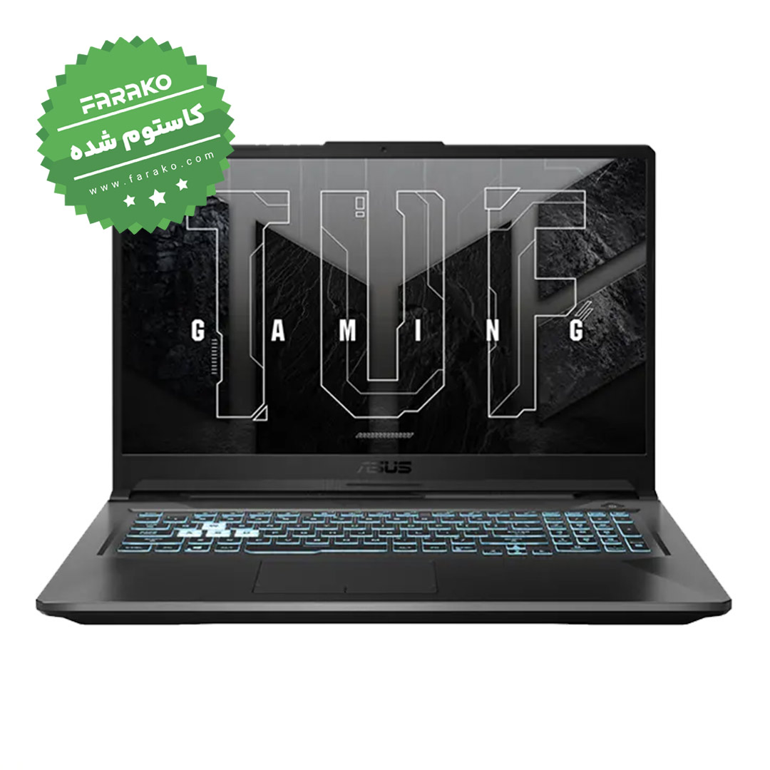 لپ تاپ ایسوس TUF Gaming FA506NCR نمایشگر ۱۵٫۶ اینچی، پردازنده Ryzen 7 7435HS، گرافیک ۴ گیگابایت RTX 3050، رم ۱۶ گیگابایت، حافظه یک ترابایت SSD - کاستوم شده