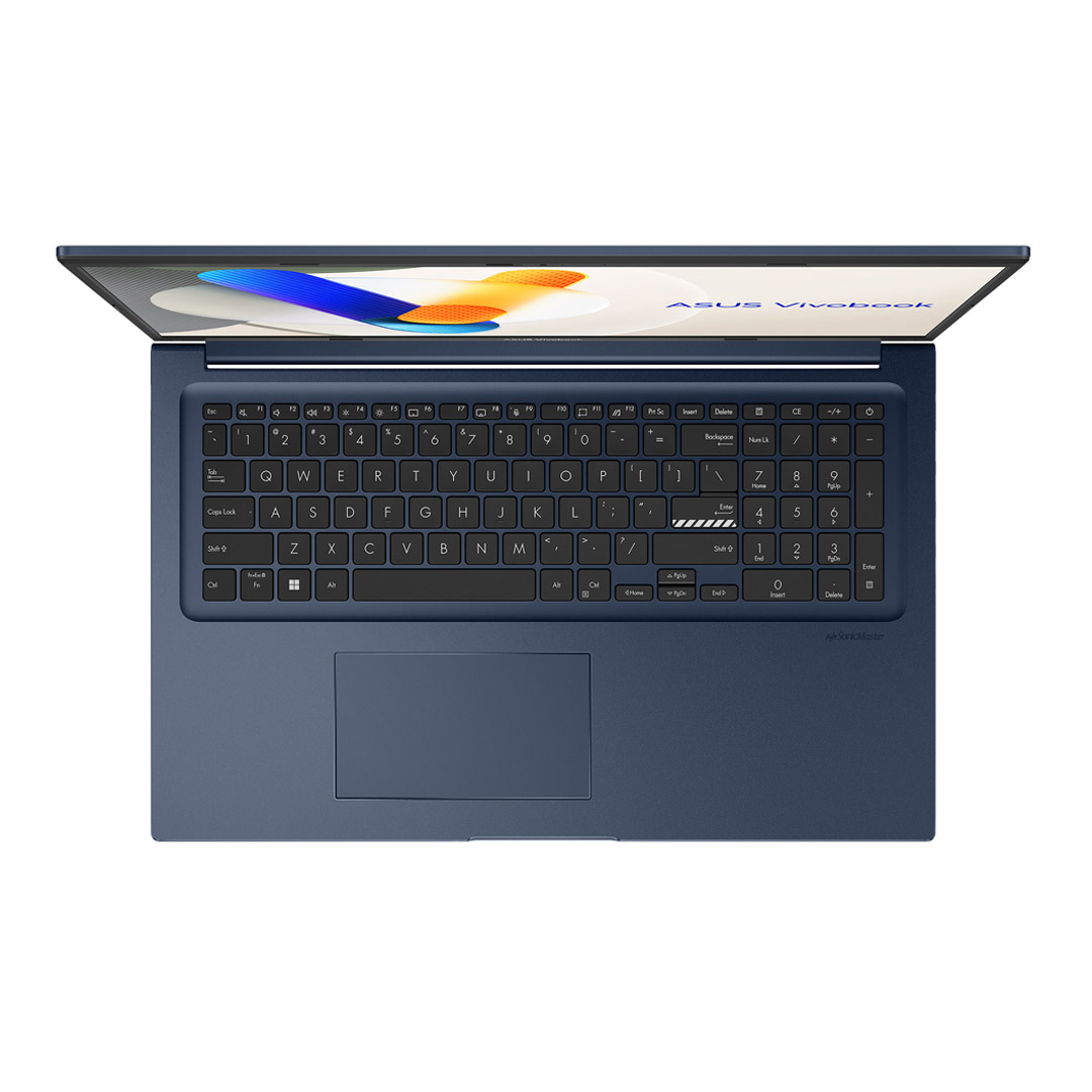 لپ تاپ ایسوس Vivobook X1704VA نمایشگر ۱۷ اینچی، پردازنده Core i5-1335U، گرافیک اینتل Iris Xe، رم ۱۶ گیگابایت، حافظه ۵۱۲ گیگابایت SSD تصویر سوم