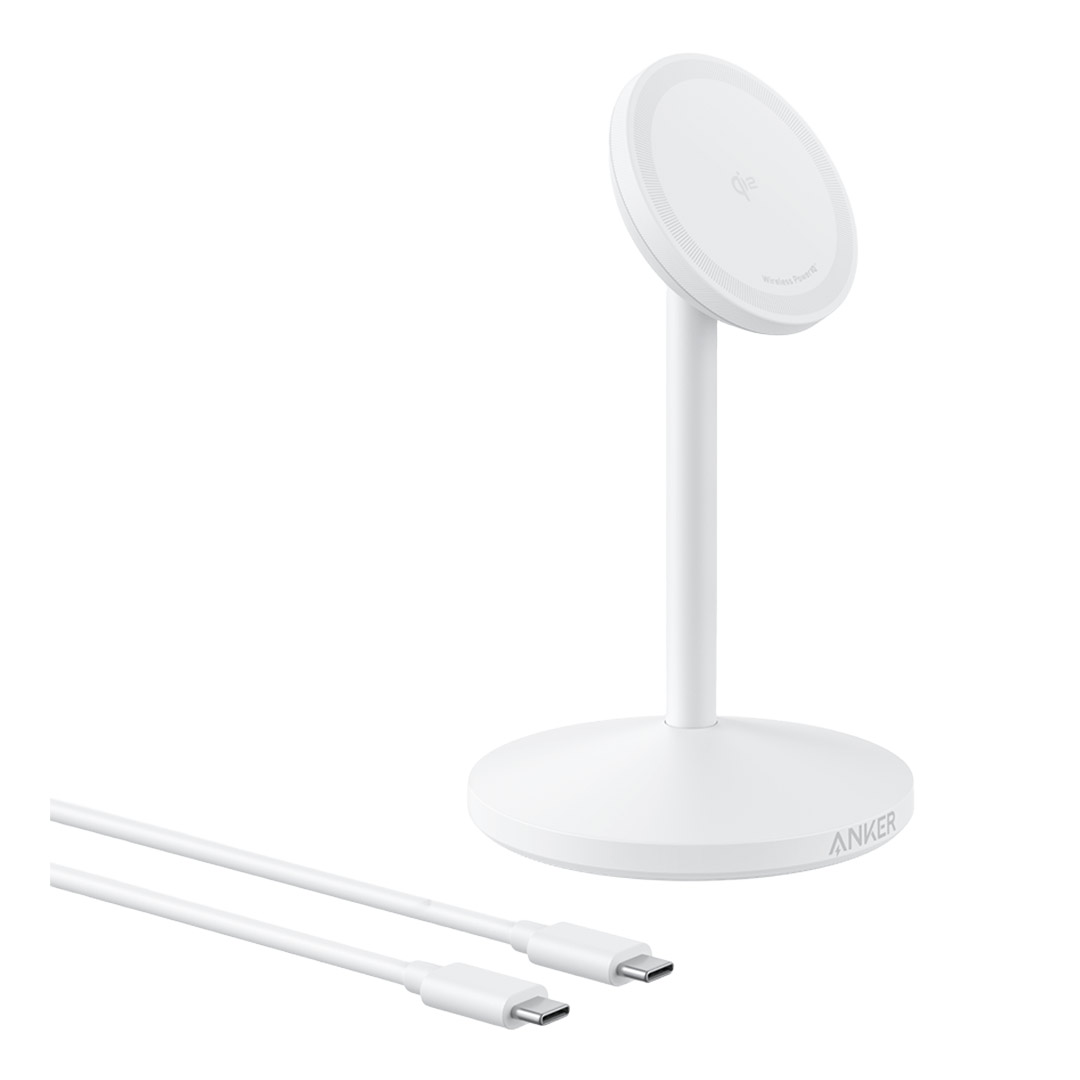 پایه نگهدارنده و شارژر بی سیم انکر MagGo A25X1 تصویر اول