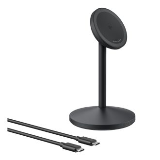 پایه نگهدارنده و شارژر بی سیم انکر MagGo A25X1 با توان ۱۵ وات