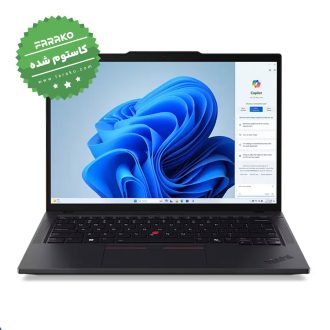 لپ تاپ لنوو ThinkPad T14 نمایشگر ۱۴ اینچی، پردازنده Core Ultra 7-155U، گرافیک اینتل، رم ۳۲ گیگابایت، حافظه یک ترابایت SSD – کاستوم شده